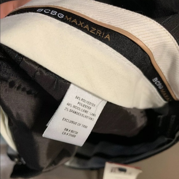 BCBG Max Azria Womens Behati Pinstripe Suit Size 4 - Picture 8 of 11